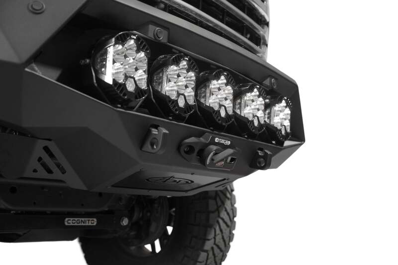 Chevrolet Silverado 2500 Front Bumper - Addictive Desert Designs - Bomber HD - Hammer Black - `24-`27
